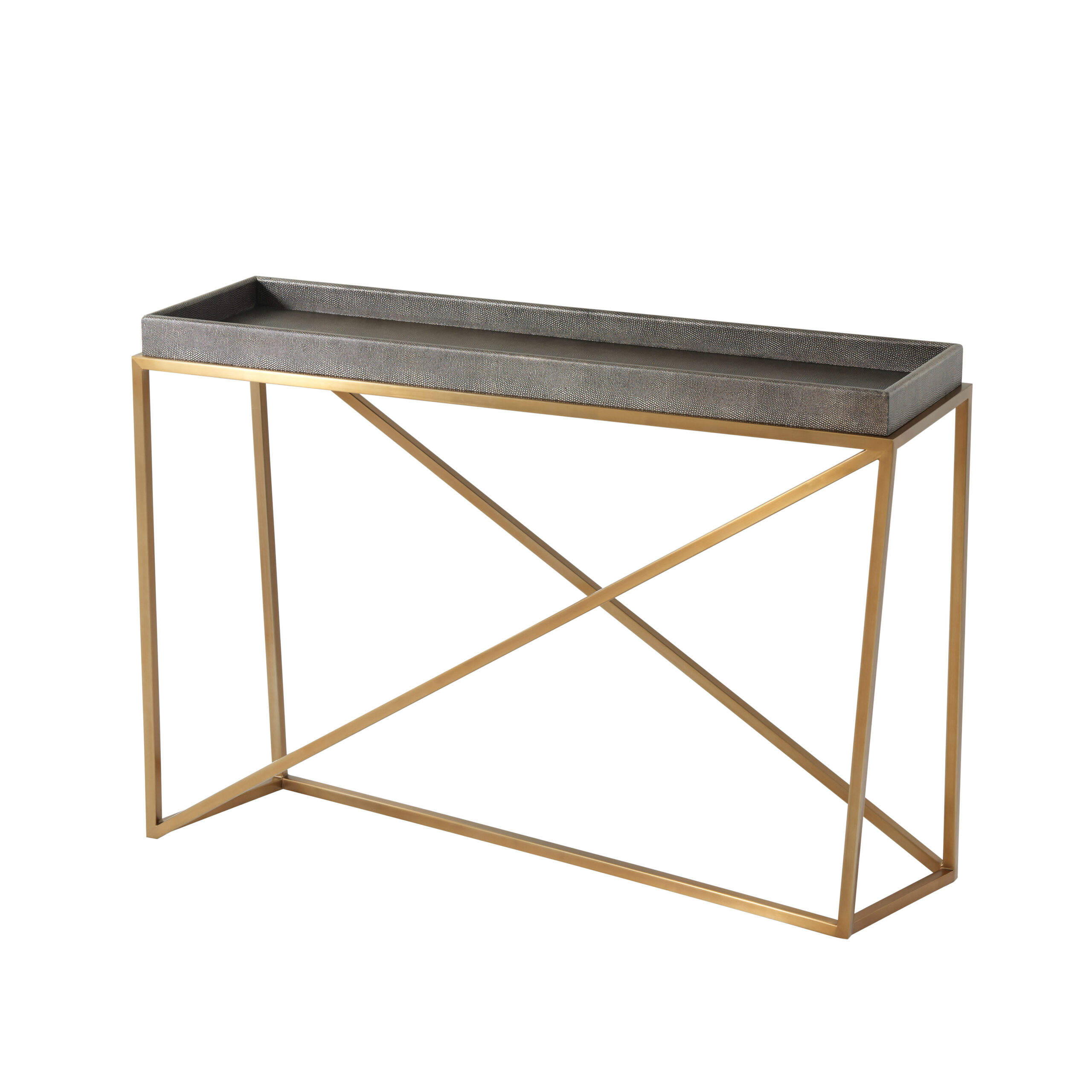 CRAZY X TRAY CONSOLE TABLE