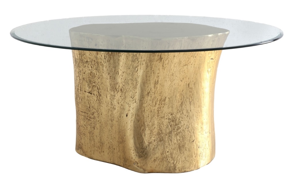 Log Gold Dining Table