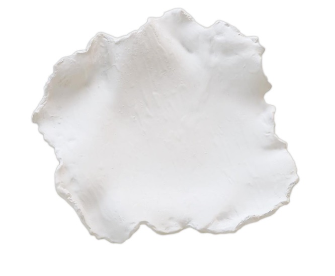 Maitake Wall Decor-Curled-Soft White