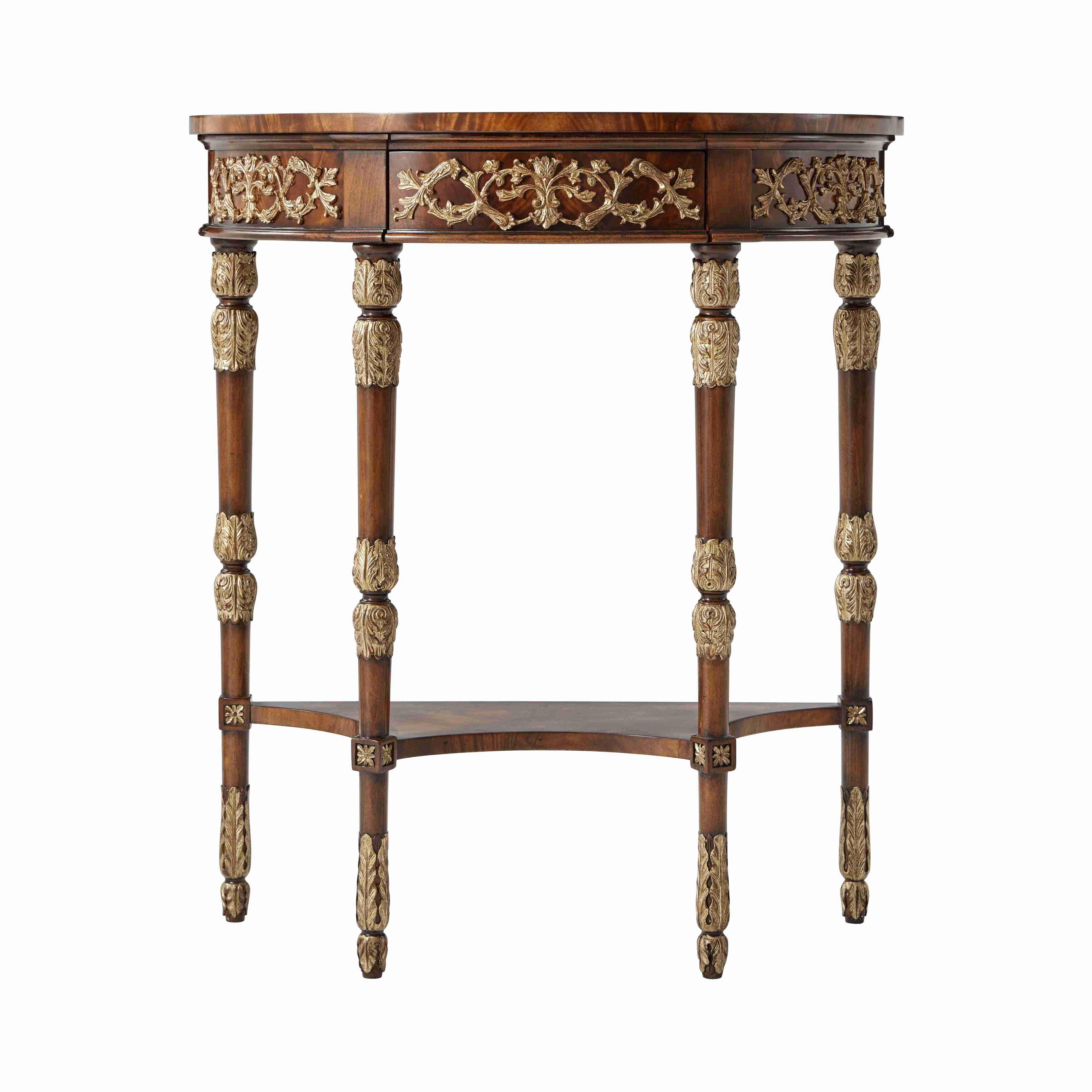 BEAUTY OF LEAVES ACCENT CONSOLE TABLE