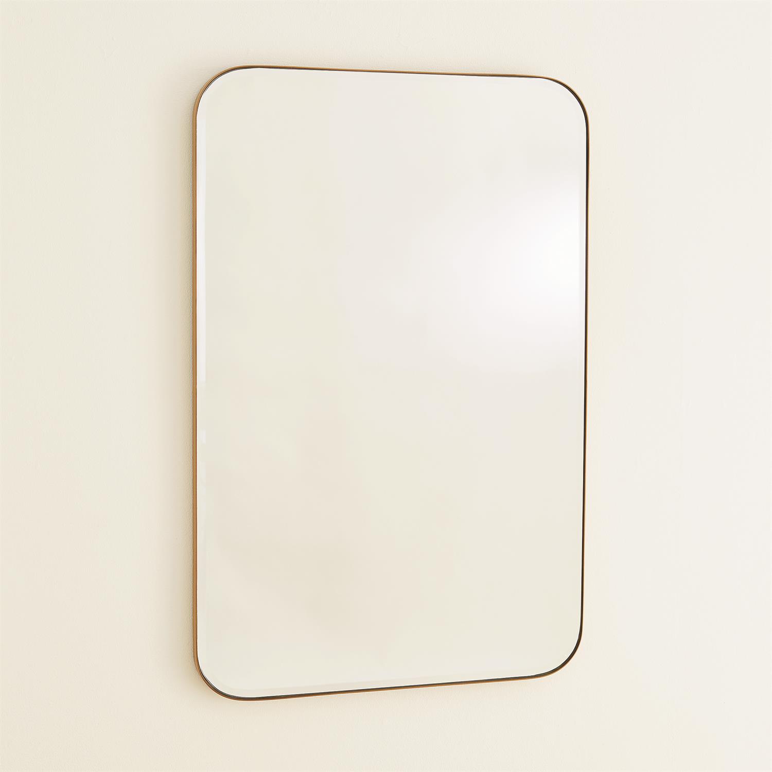 BANDED MIRROR-BRASS