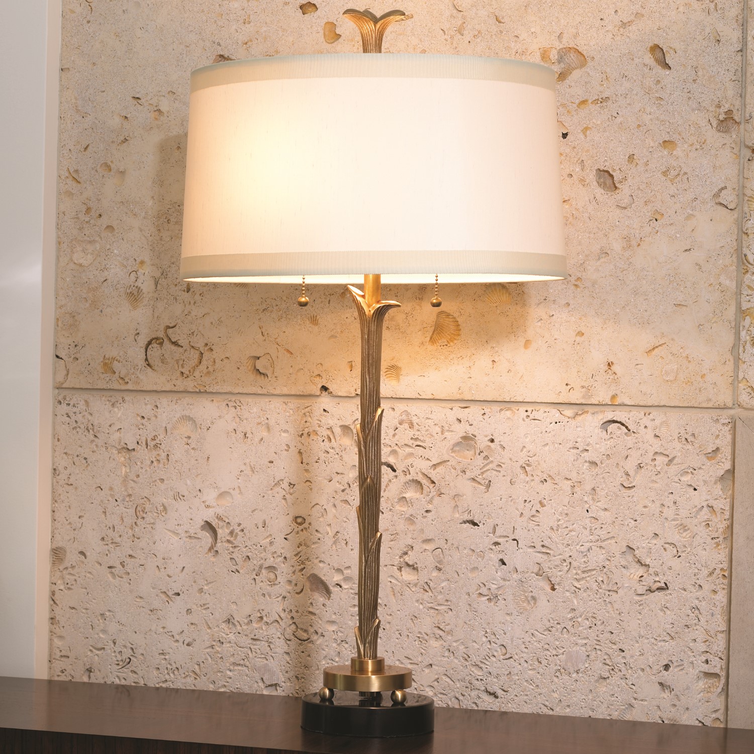 ORGANIC TABLE LAMP-ANTIQUE BRASS FINISH