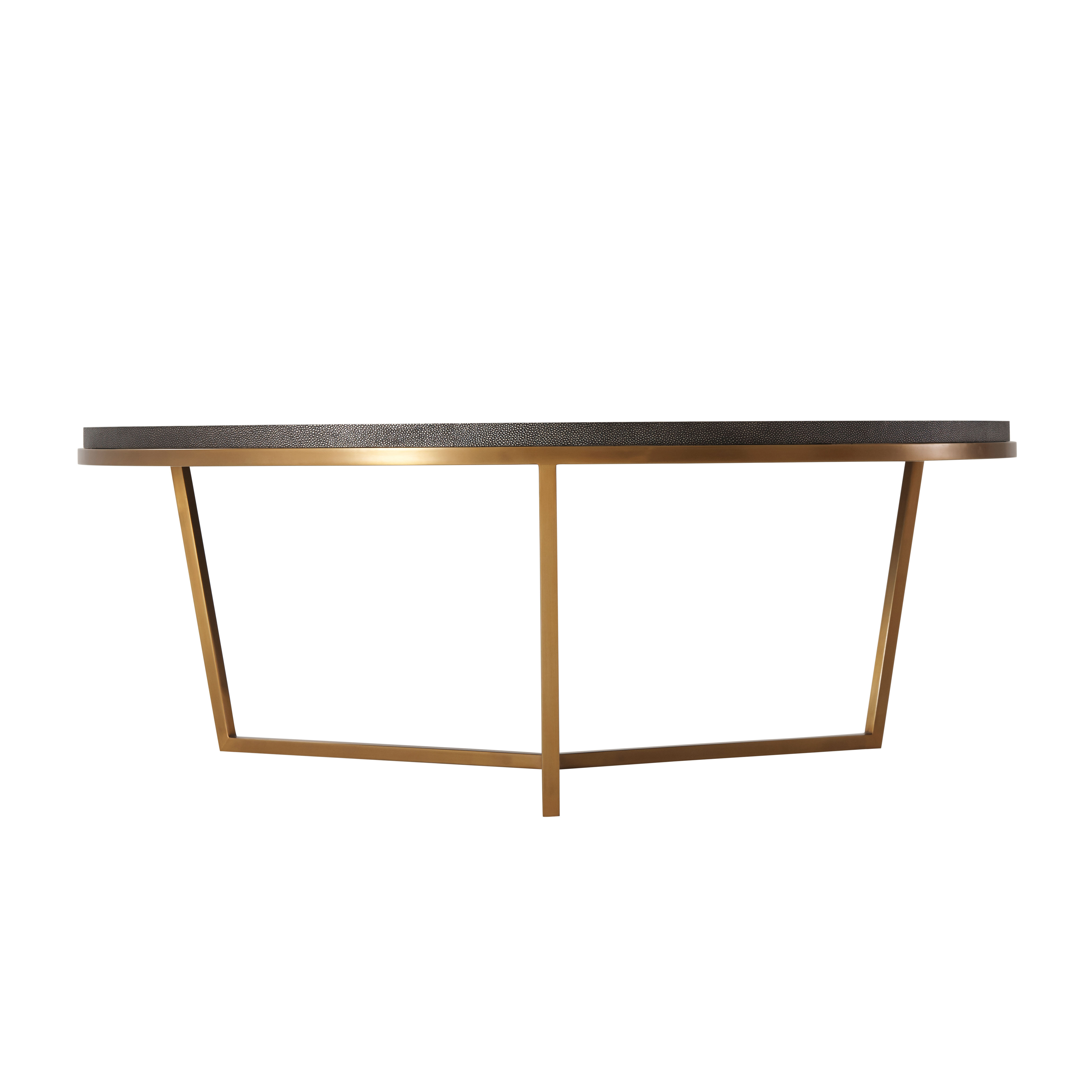 FISHER ROUND COCKTAIL TABLE (SHAGREEN)
