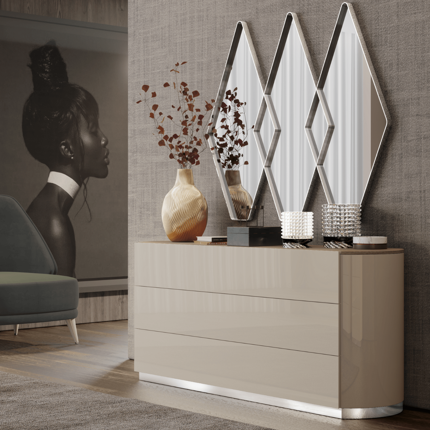 CORSI CHEST OF DRAWERS