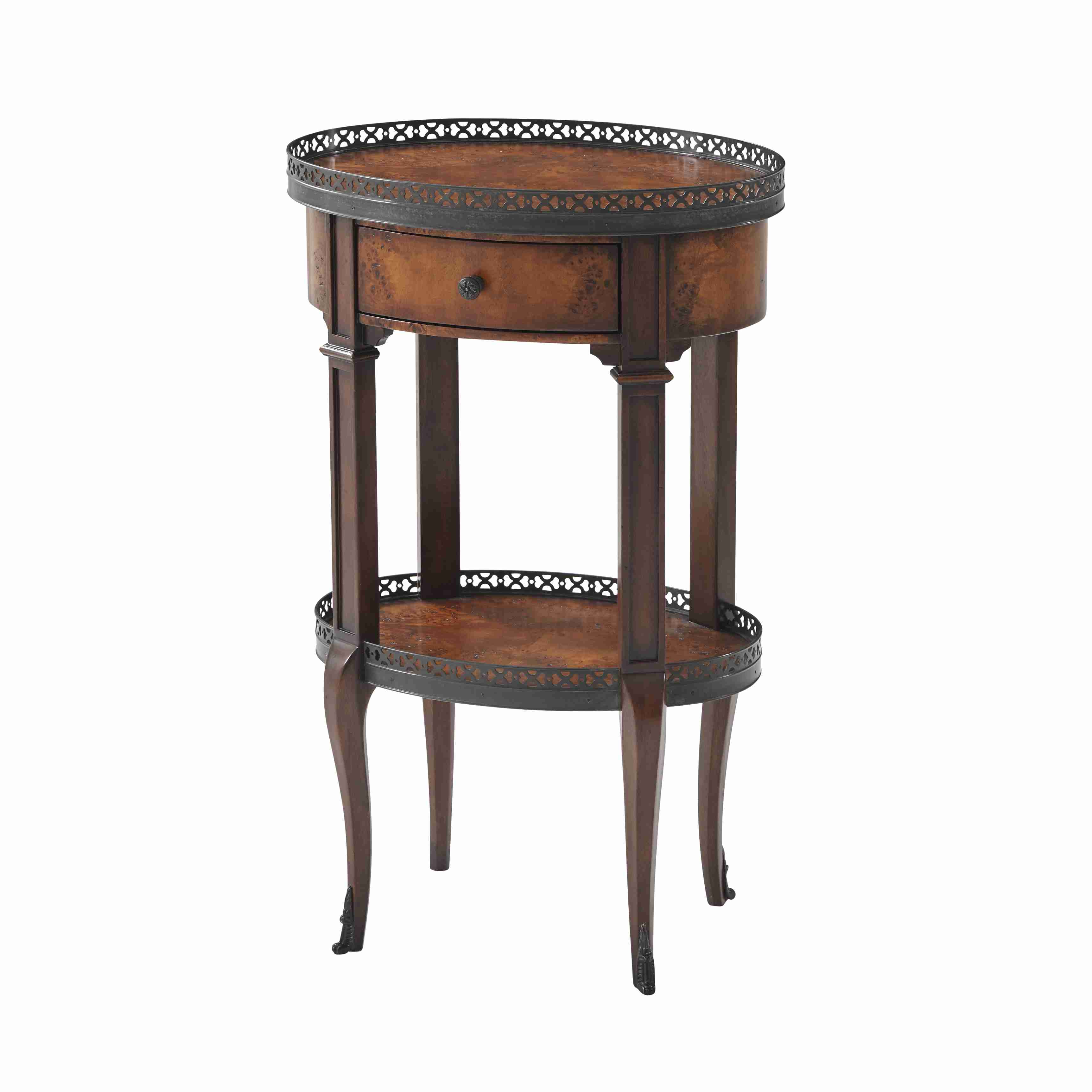 DELICATE AND PIERCED ACCENT TABLE
