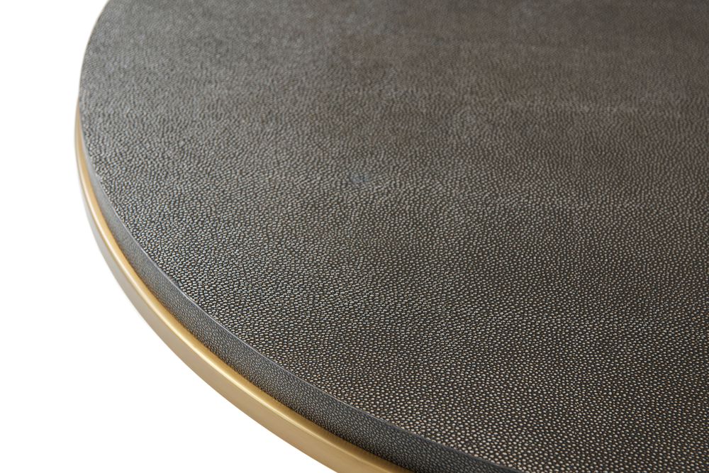 SMALL FISHER ROUND COCKTAIL TABLE (SHAGREEN)